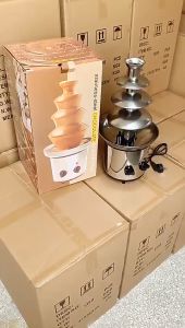 3/4 Layers Chocolate Fountain Machine: A Stainless Steel Chocolate Waterfall Machine