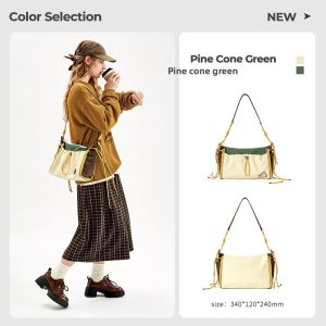 Mr. ace Homme | Lightweight Canvas Crossbody Bag for Commuting Large Capacity