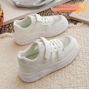 SHIYAN | Childrens Breathable Mesh Slip-On Sneakers Velcro