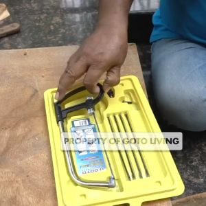 Magic Saw Gergaji Sebaguna Potong Kayu & Besi Pipa 3 Way Blade Set Ukir