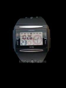 Jam Tangan Pria Rubber Sport Anti air Digital warna hitam
