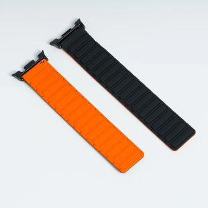 Silicone Magnetic Bands For Samsung Galaxy Watch 8 9 40 44mm Ultra 2 Sport Strap Replacement For Galaxy Watch 8Classic Bracelet