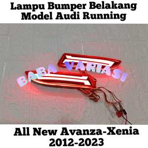 LAMPU BUMPER BELAKANG RUNNING ALL NEW AVANZA XENIA 2012-2023 MODEL AUDI