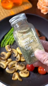 110g Parsley garlic salt zero fat sea salt garlic powder boiled vegetables fitness light food season