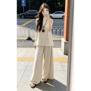 LIRUSHAN | Sleeveless Top Loose Shorts Summer Casual Two-Piece Outfit
