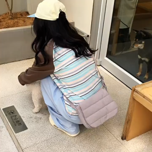 *ใหม่* พร้อมส่ง มี12สี กระเป๋าสะพายข้าง สไตล์ยูนิโคล Uniqlo Bag สีมินิมอล พาสเทล ผ้าไนลอน น้ำหนักเบา