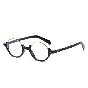 Artist Blue Light Blocking Glasses Women Fashion Decoration Half Frame Anti Blue Light Glasses Ins Blogger Eyeglasses Frame