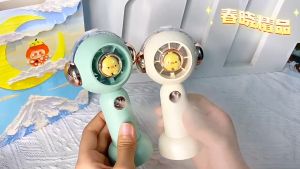 New Electric Fan Min Handheld Fan Cooling Nano Spray Fan Portable Air Humidifier Mini Fan Rechargeable Desk Fan Cooling Fan Electric Fan Rechargeable For School Student