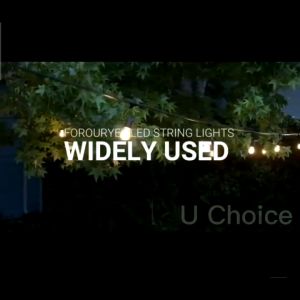S14 Bulbs 5/10/15M Outdoor String Lights For Christmas lights Fairy Light Waterproof Yard Garden Lights