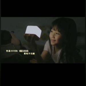 Lampu Tidur Cubic Flip Timer Night Light Lampu Hias LED