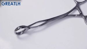 1pcs Tongue Forceps Pliers Stainless Steel Tongue Depressor Orthopedic Suegical Instrument 16/20cm
