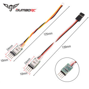DUMBORC 3CH LED Lamp Light Controller Switch Panel System Turn On/Off XH1.5/JR for RC Mini Car Vehicle Fixed Wing Aircraft Toy