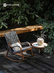 MEIQI | Outdoor Rattan Rocking Lounger