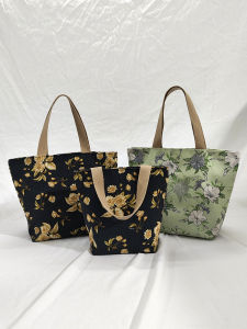 New Fresh Canvas Handbag Thickened Commuter Tote Bag Ladies Office Bag Lunch Bag Zipper Closure Soft Handle Womens Bag