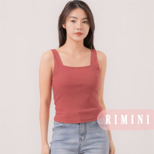 RIMINI - Atasan Wanita Tanktop Summer Putungan Square Neck Knit S-XL - Orsay Tank Top 85527