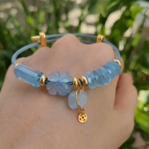 Vòng cáp lu thống ngũ điếu cỏ 4 lá túi tiền móc V10k treo kim tiền - Phong Thủy TUDO