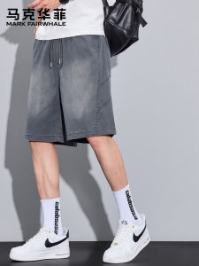 Mark Fairwhale | Quần Short Jeans Nam Mỏng Thoáng Hơi Phong Cách Mùa Hè