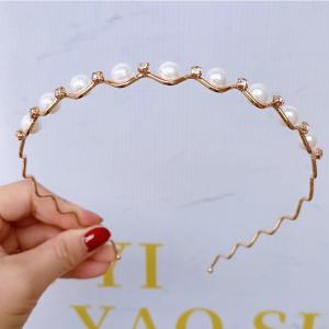 Womens Pearl Hairband All-Match Hairpin Country Style Childrens Accessories Hair Ornaments Spring 2022 Collection