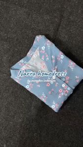 Daster Wanita Terbaru Kekinian Lengan Pendek Korean Style Rayon Viscose Busui LD 120 NARRA Homedress