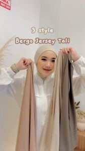 Kerudung Instan Maryam: Hijab Basic Bergo Jersey Tali untuk Semua Ukuran