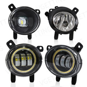 2 PCS For BMW F20 F21 F22 F23 F45 F46 F30 F31 F34 F35 LED Angel Eye Fog Lamps Front Bumper Halogen Headlight Driving Light 12V