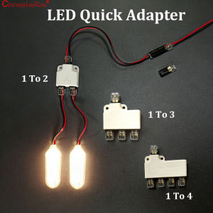ChenghaoRan 1/2Set Wire Splitter Connector 18~22AWG Quick Splice Crimp Terminals LED 2P D2 Pluggable Electrical Junction Box
