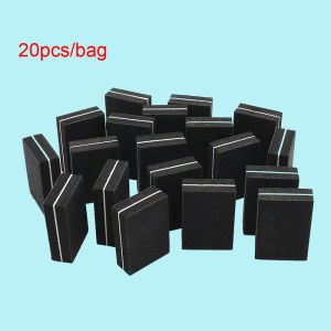 5/20/40pcs Black Mini Nail File Buffer Block Double 100/180 Grit Sponge Sanding Buffing Manicure Pedicure Nail Art Files Tools