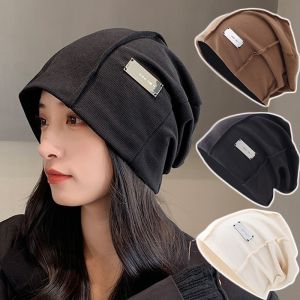 【PrettySet】Fashion Letter Pile Hats Men Women Knitting Beanies Cap Autumn Winter Casual Soft Cotton Beanie Streetwear Hip Hop Hat