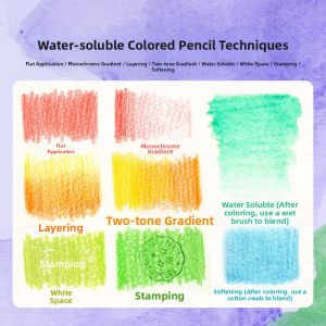 Touch mark | Water-Soluble Oil-Based Colored Pencils 48/72 Colors