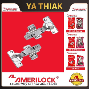 AMERILOCK Concealed Hinges for Cabinet (C1 C2 C3)