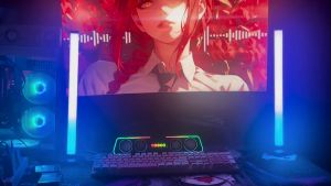 Đèn LED để bàn TechHome 2 đèn có remote chỉnh qua app - DT1227