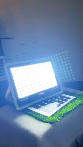 EEKOO โซล่าเซลล์ 1 แถม 1 100000W สปอตไลท์ โซล่า ไฟโซล่าเซล solar light outdoor สปอร์ตไลท์ solar lamp ไฟพลังงานแสงอาทิตย์ หลอด ไฟ พร้อม สาย IP67กันน้ำ