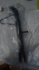 ขาตั้ง ขาตั้งรถมอเตอร์ไซค์ ขาตั้งข้างมอเตอร์ไซค์ 20ซม สีดำ ท่อเหล็กหนา รับน้ำหนักได้มากและการรองรับที่แข็งแกร่ง