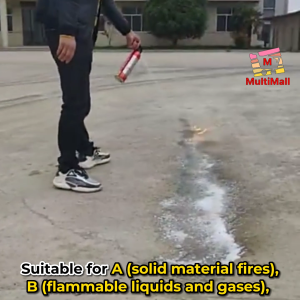 Liquid Based 610ml Fire Extinguisher- Portable Fire Extinguisher Non-Toxic Fire Extinguisher Emergency Tools Home Accessories Small Fire Extinguisher Easy Clean Fire Extinguisher