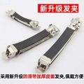 Handmade Hair Accessories 8cm Spring Clamp with Leather Cover Wide And Narrow Three-Piece Spring Clamp DIY Craft Materials. 