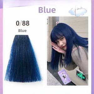 Blue Black Hair Dye Gloss Cover Grey Hair Salon Professional JiaYing Leader Color Treatment Blue Green One Step Hair Dye