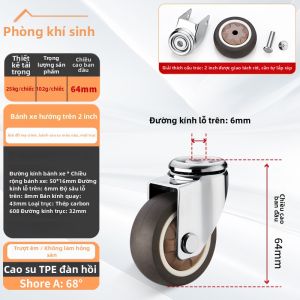 FANGXIANSHENG | Bánh Xe Quay Chịu Tải Mở Rộng M6