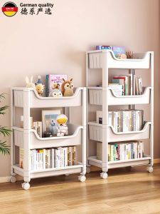 Multi-Functional Living Room Bedroom Storage Rack Standing Home Use Reading Mobile Cart Bookshelf Selective And Carefully Picked