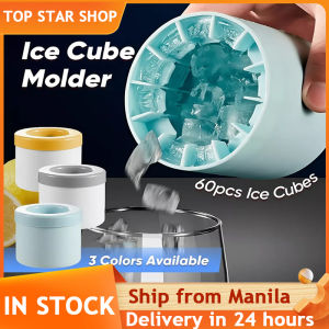 60 Grids Silicone Ice Cube Mold Round Ice Bucket Homemade DIY Refrigerator Freeze Ice Maker