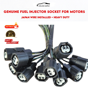 GENUINE FUEL INJECTOR SOCKET FOR FI MOTOR JAPAN AUTO WIRE INSTALLED HEAVY DUTY