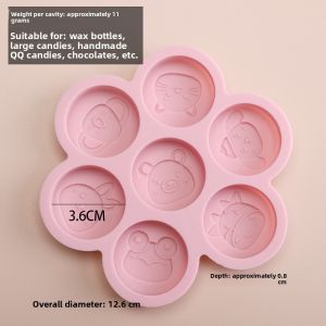 Handmade White Jelly Cartoon Silicone Childrens Supplementary Food Model Cake Pudding Rice Cake Mold Baking Cooking Tools