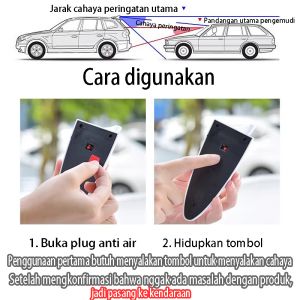 LED Antena Sirip Hiu Variasi Nyala Belakang Lampu LED Sirip Hiu Mobil Untuk Aman Drive Mobil
