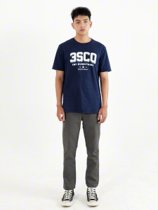 3Second Kaos Pria Lengan Pendek Regular Fit Katun Logo Script Pinno OL-C670125