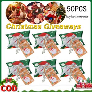 【COD】 Vintage Skeleton Key Opener Christmas Elk Opener with Tag Set Pillow Candy Box Key Opener Key Opener Christmas Gift With Tag Set Pillow Candy Box Vintage Skeleton Key Opener