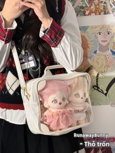 Minimalist Jk Style Pu Leather Tote Crossbody Bag 20cm Length