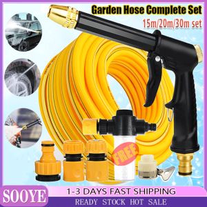 Portable High Pressure Car Wash Sprayer Garden Hose Complete Set with Foam Bottle for Carwash Car Washing Power Spray Tool Soap Dispenser Metal Plating Water Gun Nozzle Powerful Washer Heavy Duty - Lazada