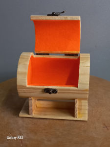 Hộp gỗ thông tròn. 85cm - 12cm