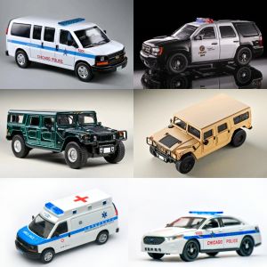 596 Model Police Car Collection Chevrolet Hummer H1 Bentley Ford Saab Class Military Aircraft Model Toy Car Collection