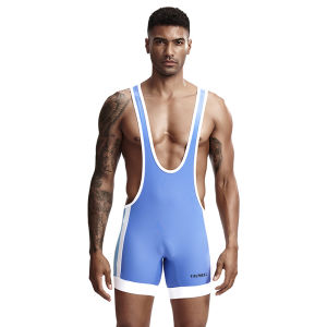 TAUWELL | Mens One-Piece Wrestling Singlet Sport Dance Leotard Unitard Short Jumpsuit New Arrival