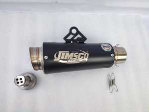 [Free Peredam] Silencer Knalpot Original JIMSCO Racing GP1 inlet 50 mm Dop Couting